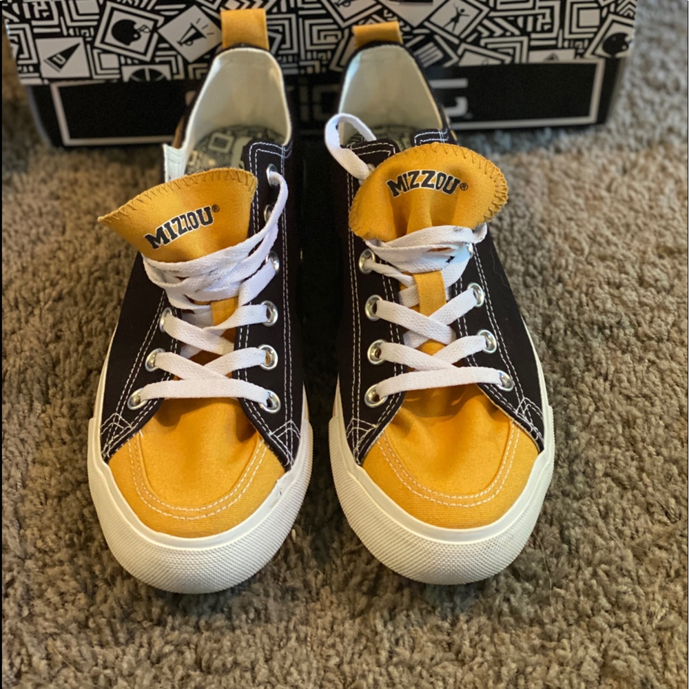 MIZZOU tennis shoes, worn ONE time!!!